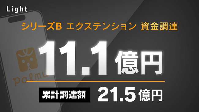 株式会社Light、シリーズBエクステンションラウンドで総額11.1億円の資金調達を完了