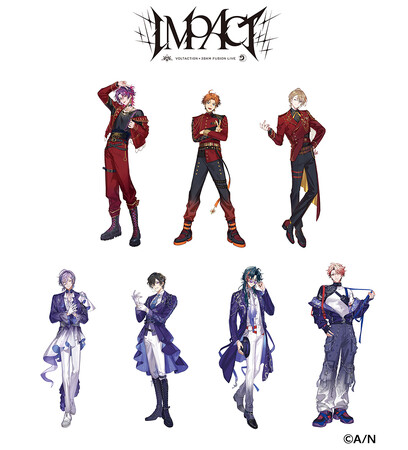 「にじさんじ VOLTACTION×3SKM FUSION LIVE “IMPACT” フェア」が12月27日からアニメイトで開催！　撮りおろしビジュアルを使用した商品販売や、特別展示なども実施!!