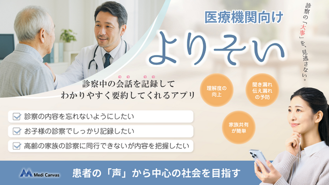 医療コミュニケーション支援アプリ「よりそい」、訪問診療所全体の情報連携力向上に貢献