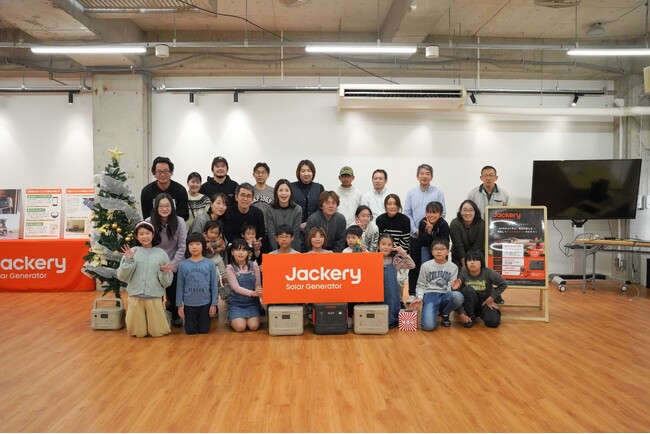 【イベント開催レポート】「Jackeryと学ぶ、電気の楽しさ！発電してクリスマスツリーを灯そう！」を12月13日（土）開催