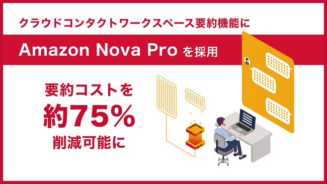 サーバーワークス、クラウドコンタクトワークスペースの要約機能にAmazon Nova Pro を採用。要約コストを約75%削減可能に