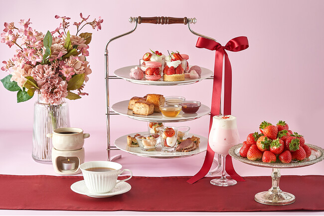 【ホテル ラ・スイート神戸ハーバーランド】冬から春を彩るいちごの魅力が満載「Strawberry Afternoon Tea」を販売