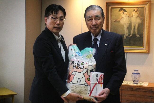 愛知県内の全児童養護施設へ愛知県産の新米「あいちのかおり」８トンを寄贈しました
