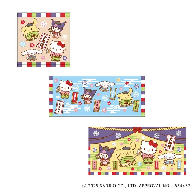 【大相撲×サンリオキャラクターズ】コラボレーショングッズを１月７日より販売！