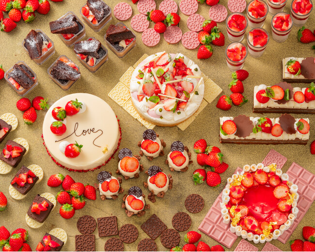 【シェラトングランドホテル広島】～甘酸っぱい苺と濃厚チョコレートが織りなす、ご褒美スイーツの競演～スイーツブッフェ「ストロベリー with チョコレート」開催