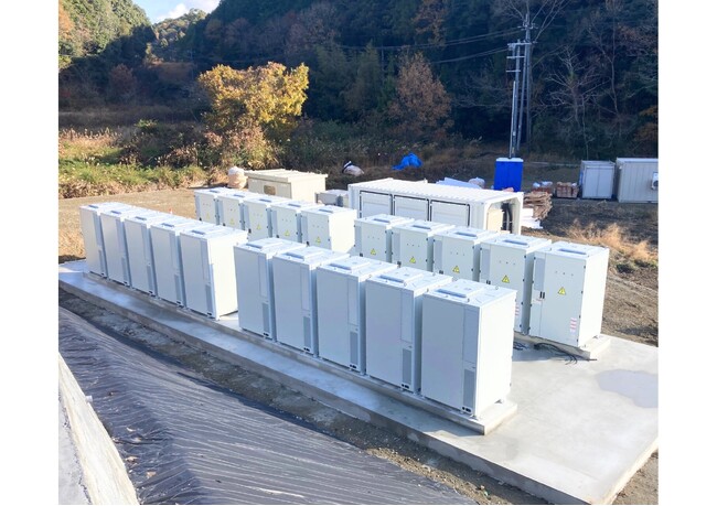 【日本蓄電池株式会社】山口県山口市にて系統用蓄電施設「NC北山田堤下蓄電所」蓄電池設置開始