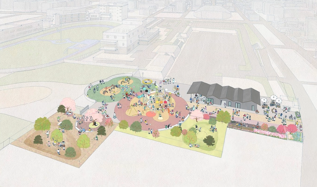 高松競輪場の地域交流広場「チータカ広場」が2026年春にリニューアルオープン予定