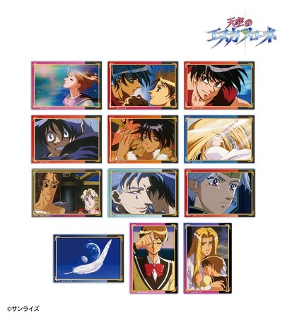アニメ「天空のエスカフローネ」のトレーディング場面写アクリルカード、トレーディング場面写スクエア缶バッジなどの受注を開始！！アニメ・漫画のオリジナルグッズを販売する「AMNIBUS」にて