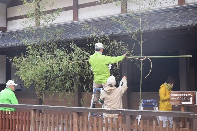豊橋市「二川宿本陣のお正月」で一足早く新春気分！江戸時代の門松を復元＆人形浄瑠璃やカルタ大会も