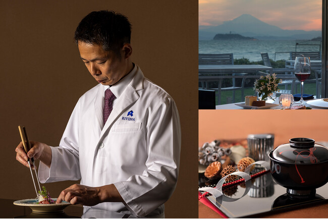 新年、二夜だけの「日本の冬の贅」蟹・ふぐ・クエを堪能する特別会席を、元公邸料理人・伊藤康裕が手がける｜湘南のラグジュアリーリゾート【リビエラ逗子マリーナ】