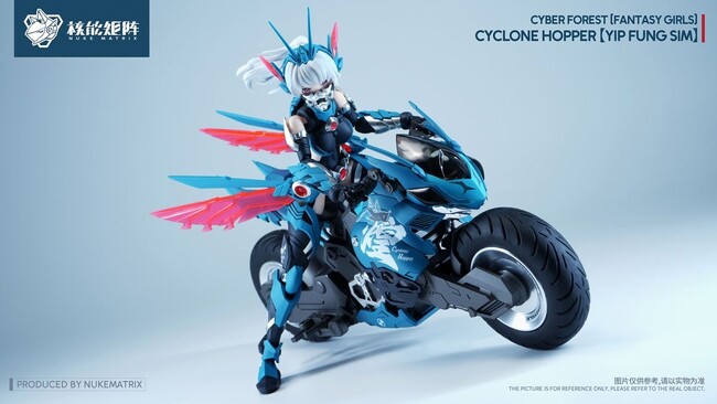 ボディ2種とバイクがセット！プレイバリュー溢れるサイバーパンク風美少女プラモデルが登場！