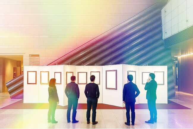 【株式会社レント】品川イーストワンタワー E1 ART FAIR 障がいのある方のアート作品「スマイルあーと」出展のお知らせ