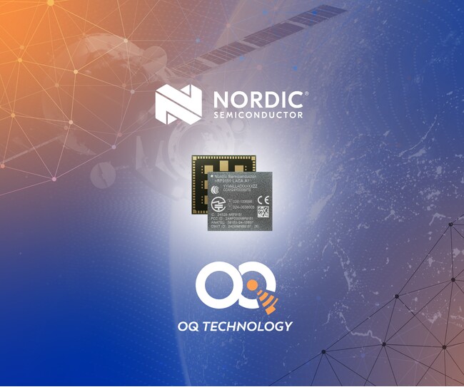 Nordic SemiconductorとOQ Technology、NTN LEO衛星へのダイレクト接続を実証