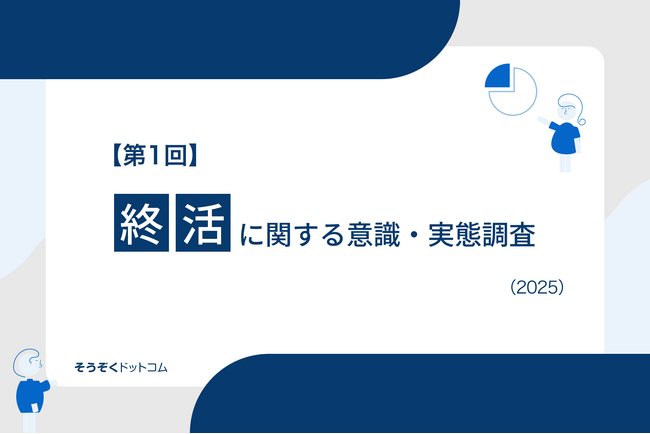 【第1回】終活に関する意識・実態調査を実施。調査結果を公開。