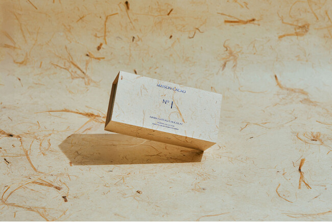 【テロワール】を楽しむ月替りの「生ガトーショコラ」No.1は名尾手すき和紙の美しい箱と共に。1月1日より限定登場 。