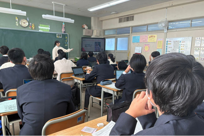 横浜市立南瀬谷中学校でAR・AI/イベント企画体験授業を実施