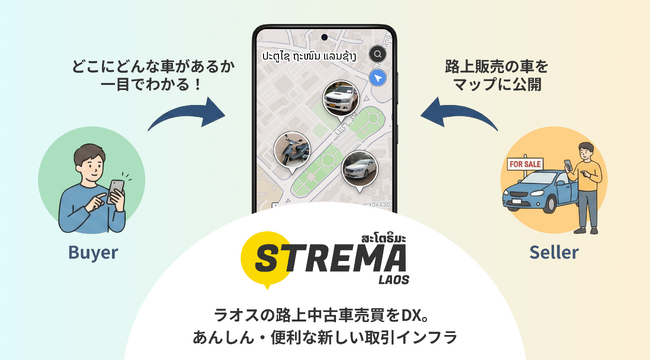 ストリマ、ラオスでのサービス提供開始から1ヶ月が経過。売り手と買い手双方の課題を解決するプラットフォームでユーザー拡大中