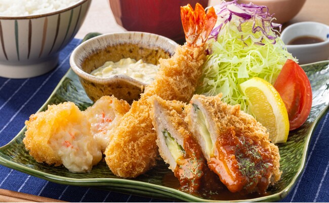 1月8日は「大戸屋・定食の日」絶品フライの『福アゲ三昧定食』3万食限定で販売開始