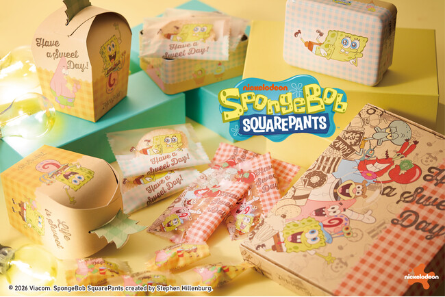 スポンジ・ボブ×東京ラスクのコラボレーション！2026年1月15日より発売!!