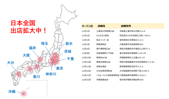 【12月速報】ニコニコレンタカー、12店舗が全国で一斉OPEN！