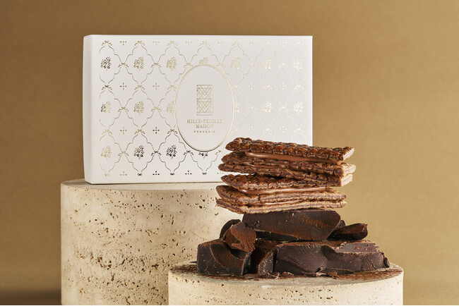 ショコラの奥行きを愉しむ大人のミルフィユ。【MILLE-FEUILLE MAISON FRANCAIS（ミルフィユメゾンフランセ）】より『モン・ショコラ』を期間限定で発売！
