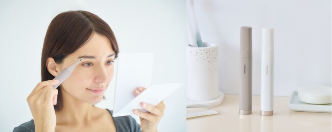眉・鼻・顔のうぶ毛をこれ1本でケア！外出先でもお手入れできるコンパクト設計のフェイスシェーバーを新発売