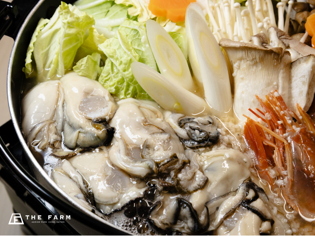 現地視察で惚れ込んだ宮城・後藤水産「鳴瀬牡蠣」×自社農園野菜。“海の旨味×畑の甘み”を味わう。農園リゾートTHE FARMが「極上旨味の牡蠣鍋プラン」販売開始