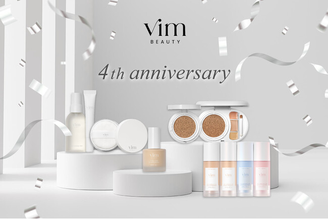 〈vim BEAUTY〉ブランド設立4周年記念！素肌錯覚ファンデーション新色「16 vanilla」発売開始＆渋谷ロフトPOPUP STORE開催のお知らせ