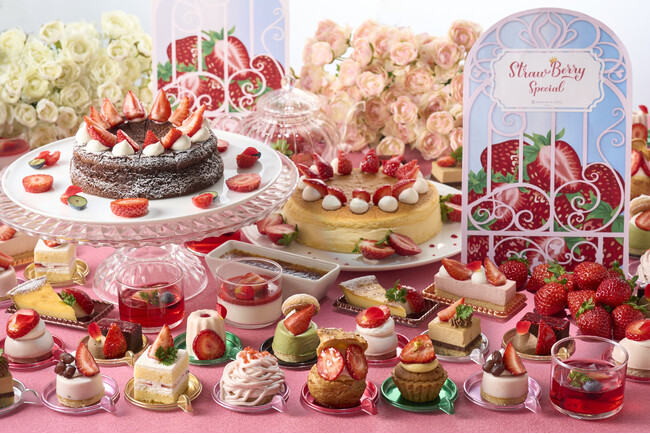 【リーガロイヤルホテル小倉】期間ごとに変わるいちごスイーツ食べ放題の人気ランチビュッフェ「STRAWBERRY SPECIAL～いちごで彩るわたしのご褒美時間～」