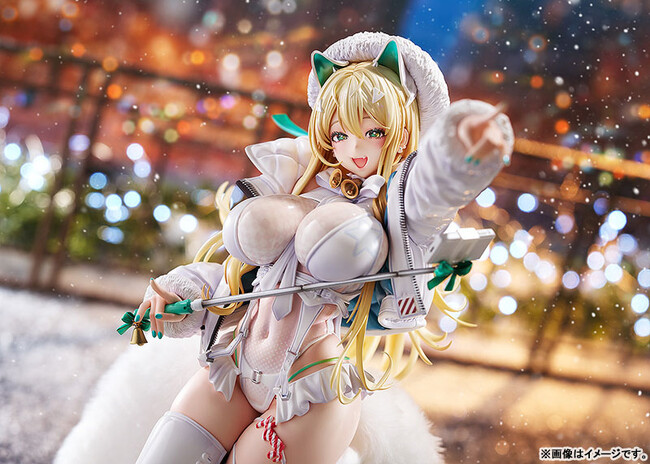 『勝利の女神：NIKKE』より、「ルピー」が特別感あふれる真っ白なサンタクロース姿のフィギュアで登場。あみあみにて予約受付中。