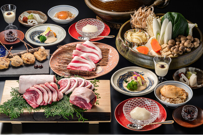 「近又史上最も希少価値が高いぼたん鍋」 幻の小猪肉と篠山ジビエの饗宴　季節限定「ぼたん鍋お食事コース（上撰）」提供開始-(丹波篠山 近又)