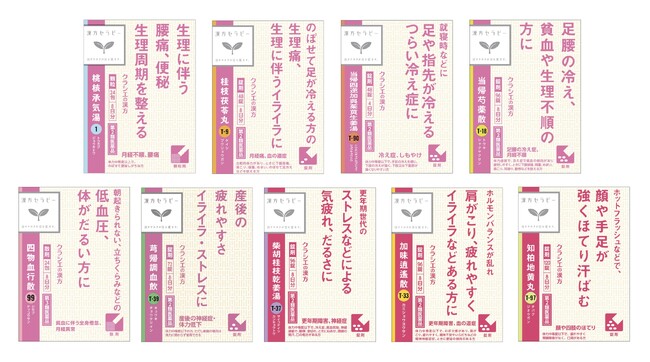 「漢方セラピー」の女性向け処方を温かみのあるカラーにリニューアル！