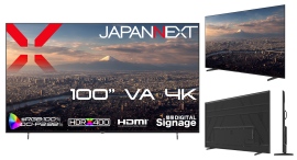 JAPANNEXTが100インチ VAパネル搭載 USBメモリ再生対応の大型4K液晶モニターを888,800円で1月8日(木)に発売 JAPANNEXTが100インチ VAパネル搭載 USBメモリ再生対応の大型4K液晶モニターを888,800円で1月8日(木)に発売
