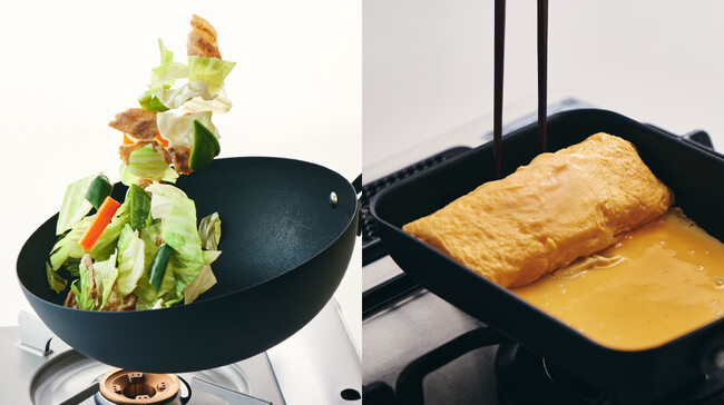 【2プロジェクト応援金額合計2400万円超】ゼロフライパンから待望の中華鍋／卵焼き器が初登場！