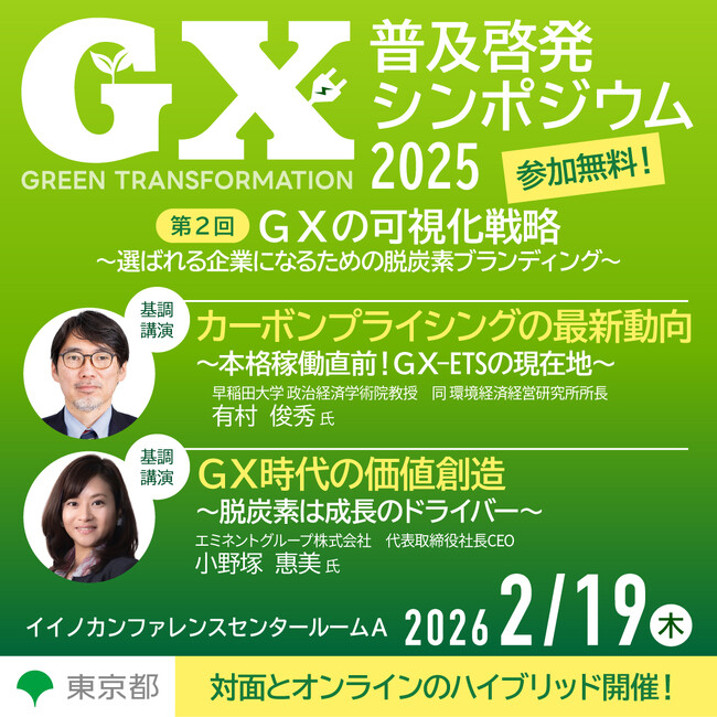 第２回ＧＸ普及啓発シンポジウム2025を開催します！