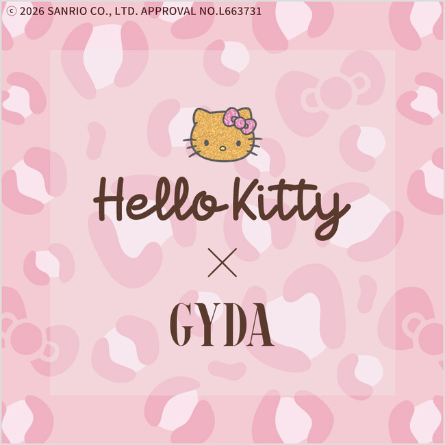 「GYDA（ジェイダ）」「HELLO KITTY（ハローキティ）」 とのコラボレーションアイテムを1月9日(金)に予約販売開始