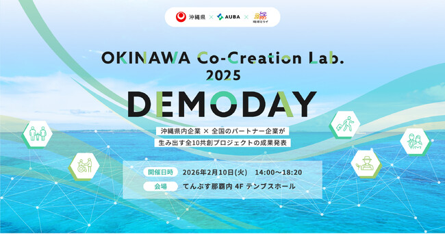 【 沖縄県 × eiicon × 琉球ミライ 】沖縄県内企業 × 全国のパートナー企業が生み出す全10共創プロジェクトの成果発表 開催 参加者募集のお知らせ