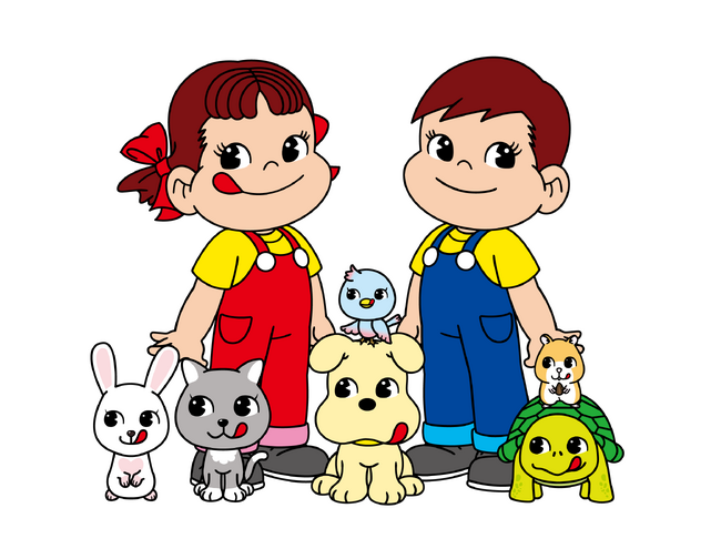 不二家の新キャラクターが誕生！ 新たなキャラクターたちが「ペコちゃんポコちゃんとゆかいな仲間たち」として2026年1月にデビュー！