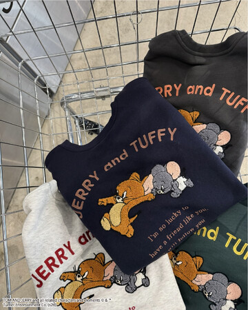 AS KNOW AS plusから『トムとジェリー』のスウェットが登場！