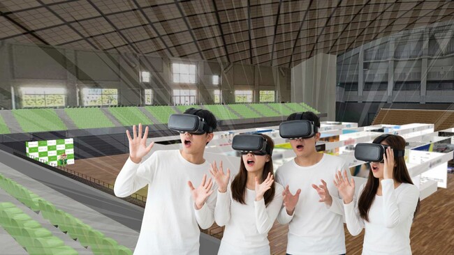 西尾市スポーツ協会、メタバースを活用した企業紹介展示を実施