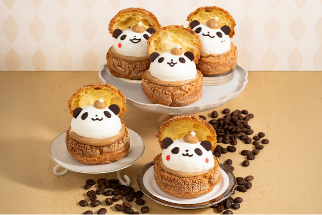 【椿屋珈琲・ダッキーダック】大人気の「パンダシュークリーム」がティラミス風味で新登場