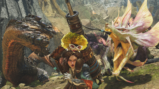 『モンスターハンターワイルズ』より、イベントクエスト「長いものには巻かれてござれ」と「快気怪鳥の快進撃」を配信！