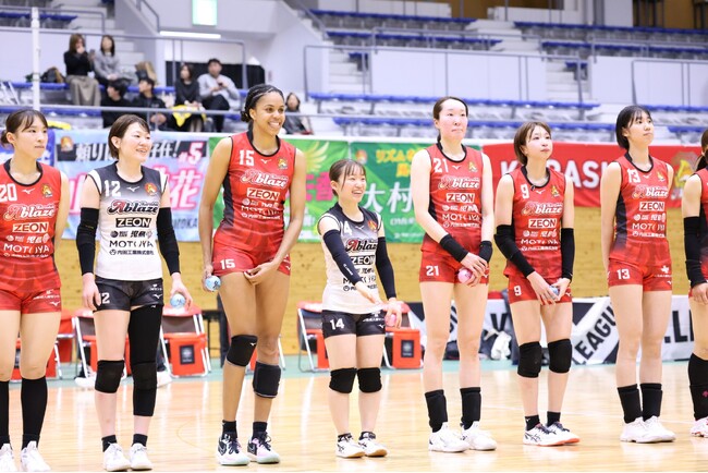 2025/26 V.LEAGUE WOMAN 1月10日・11日　倉敷アブレイズ試合結果報告