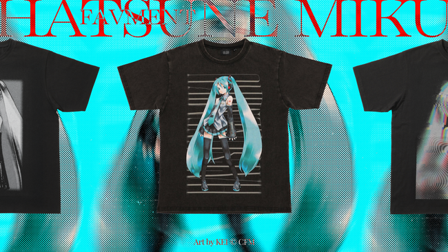 バーチャルシンガー「初音ミク」のアパレルコレクションが登場！1/23(金)より大丸東京店・梅田店、オンラインストアにて販売開始。