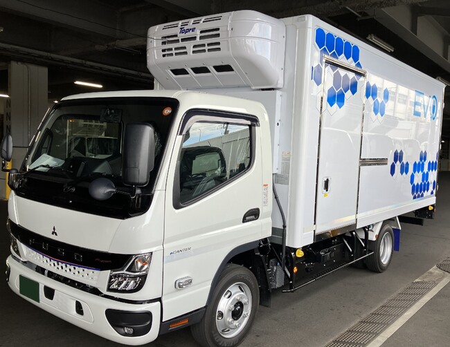 コンビニエンスストア「ローソン」向けのチルド配送車両にEVトラックを導入