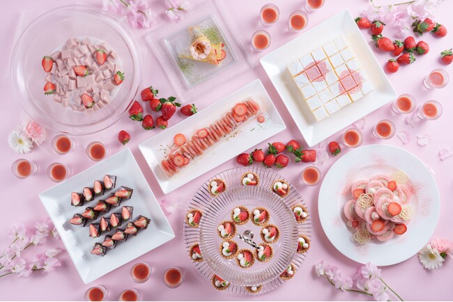 【仙台ロイヤルパークホテル】いちごと桜香る“春色”スイーツ＆デリブッフェ～選べるメインディッシュ～