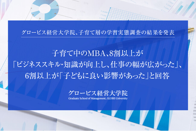 子育て中のMBA、8割以上が「ビジネススキル・知識が向上し、仕事の幅が広がった」、6割以上が「子どもに良い影響があった」と回答。グロービス経営大学院、子育て層の学習実態調査の結果を発表