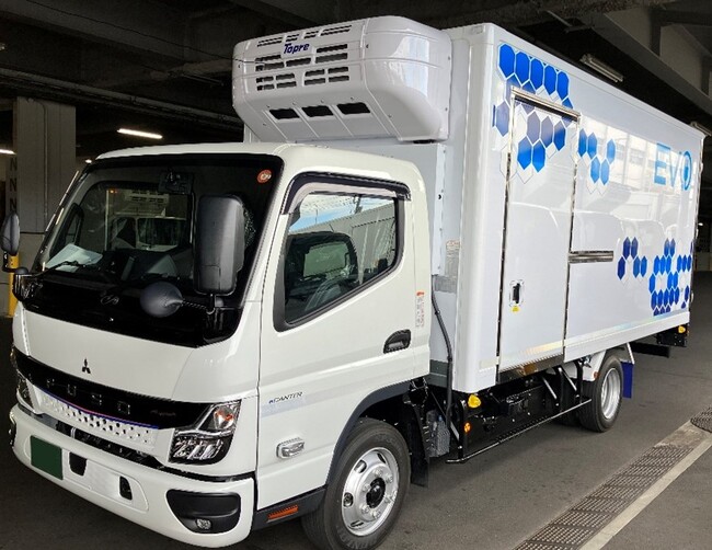 コンビニエンスストア「ローソン」向けのチルド配送車両に EV トラックを導入