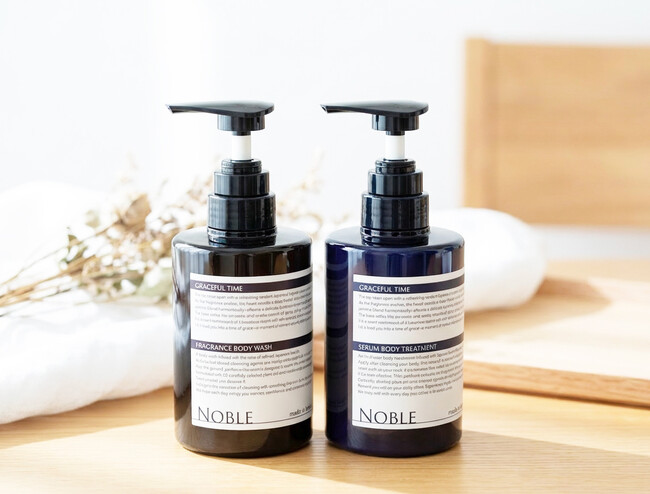 先行販売で大反響！まるで「香水」と「美容液」で洗う【NOBLE ボディウォッシュ〈グレイスフルタイム〉】発売開始