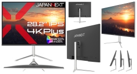 JAPANNEXTが28.2" IPSパネル 4K Plus(3840x2560)解像度の液晶モニターをECサイト限定 33,980円で1月15日(木)に発売 JAPANNEXTが28.2" IPSパネル 4K Plus(3840x2560)解像度の液晶モニターをECサイト限定 33,980円で1月15日(木)に発売